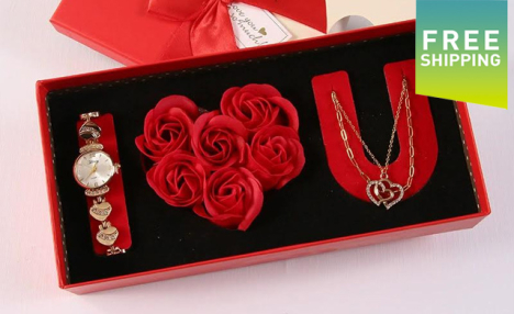 $39.95 for a Ladies’ Quartz Watch Set (a $119 Value)