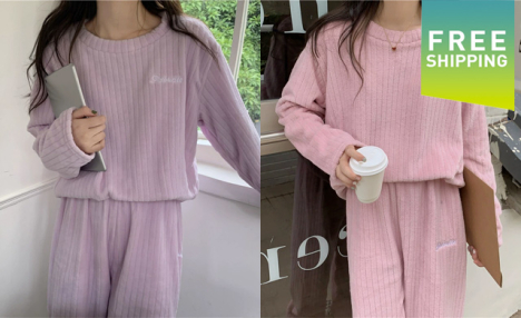 $27.99 for a Women's Coral Fleece Pajama Set (a $53 Value)