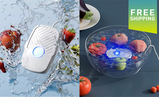 Image of $21.95 for a Fruit & Vegetable Ultrasonic Cleaner (a $38 Value)