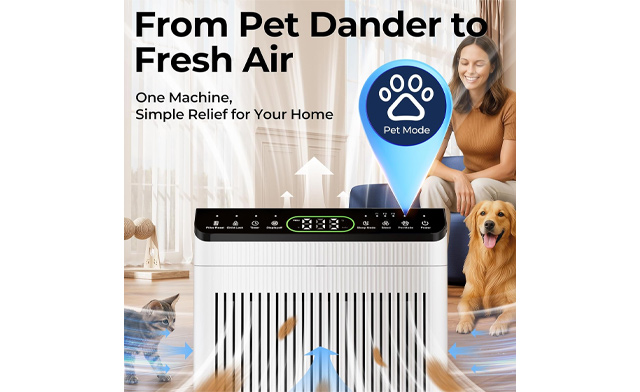 Image of $97.95 for a Large Room Air Purifier with Washable Filters (a $186.46 Value)