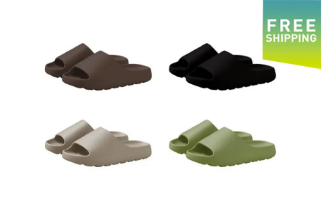 $18.95 for Coconut Styled Cloud Slippers (a $31.47 Value)