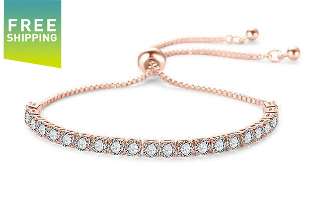 Image of PRICE DROP! $17.99 for a Swarovski Elements Tennis Bracelet (a $119 Value)