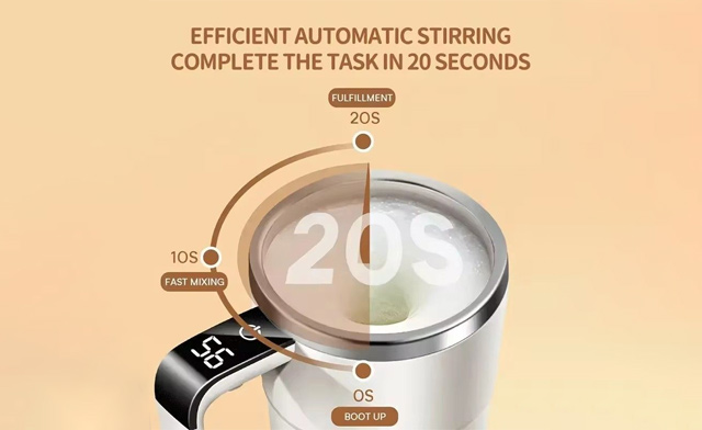 Image of $19.99 for a Smart LED Coffee Cup with Automatic Mixing (a $35.99 Value)