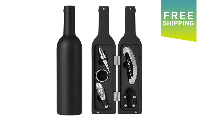 Image of $26.95 for a 5-Piece Wine Tool Kit with Accessories (a $36.99 Value)