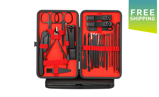 Image of $23.95 for a 24-Piece Nail & Manicure Tool Set (a $29.99 Value)