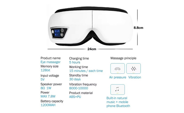 Image of $55.95 for 6D Smart Eye Massager (an $89.99 Value)