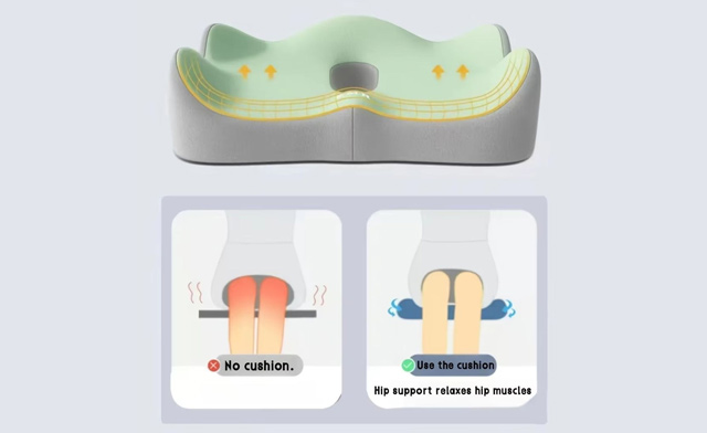 Image of $29.99 for a 3D Memory Foam Seat Cushion (a $42 Value)