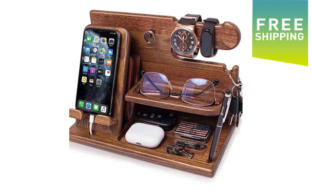 Image of $32.95 for a Wooden Desk Organizer (a $54 Value)