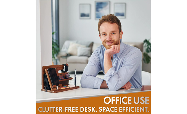 Image of $32.95 for a Wooden Desk Organizer (a $54 Value)