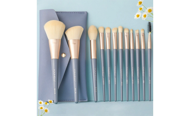 Image of $27.99 for a 12-Piece Portable Makeup Brush Kit (a $46.99 Value)