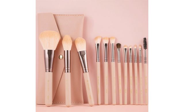 Image of $27.99 for a 12-Piece Portable Makeup Brush Kit (a $46.99 Value)