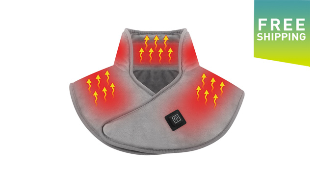 Image of $39.95 for an Electric USB Heated Neck & Shoulder Pad (a $59.99 Value)