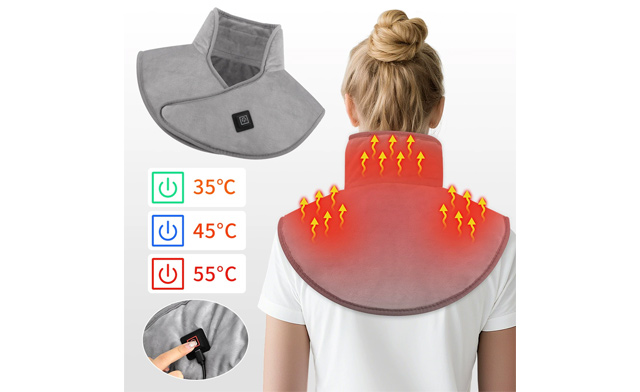 Image of $39.95 for an Electric USB Heated Neck & Shoulder Pad (a $59.99 Value)