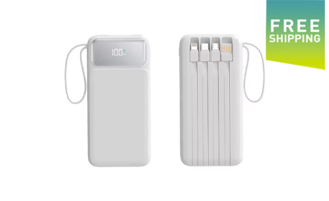 $34.95 for a 20,000mAh Portable Fast Charging Power Bank (a $49.99 Value)