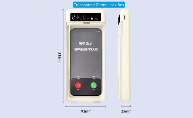 Image of $23.95 for a Transparent Phone Lock Box with Timer (a $39.98 Value)