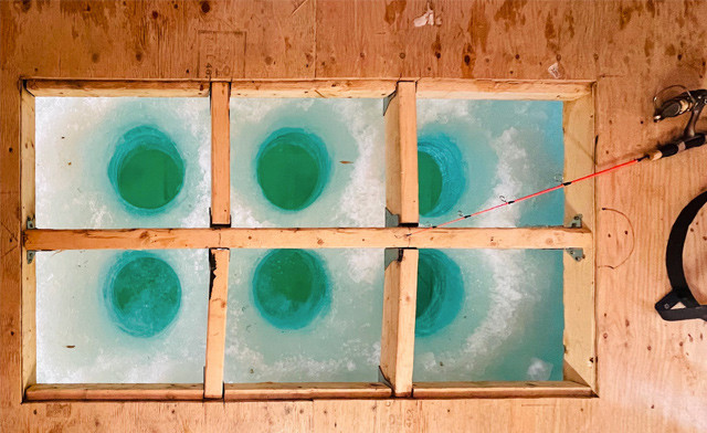 Image of $139 for a Full-Day Ice Fishing Experience for 4 with Equipment (Up to a $240 Value)