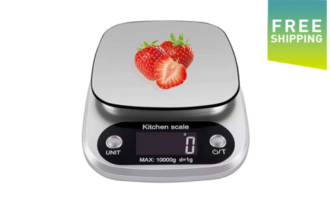 $21.99 for a Digital Stainless Steel Kitchen Scale with LCD (a $45 Value)