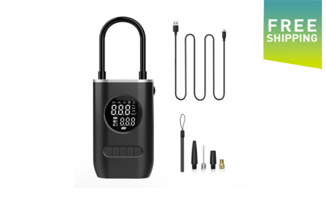 $39.95 for a Mini Wireless Electric Tire Pump with Digital Display (a $59.95 Value)