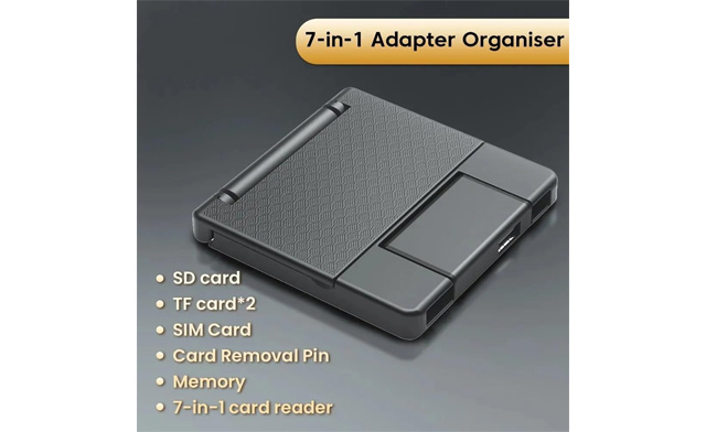 Image of $22.95 for a 7-in-1 Card Reader Storage Box (a $29.99 Value)