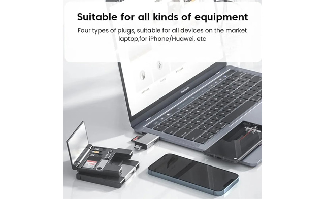 Image of $22.95 for a 7-in-1 Card Reader Storage Box (a $29.99 Value)