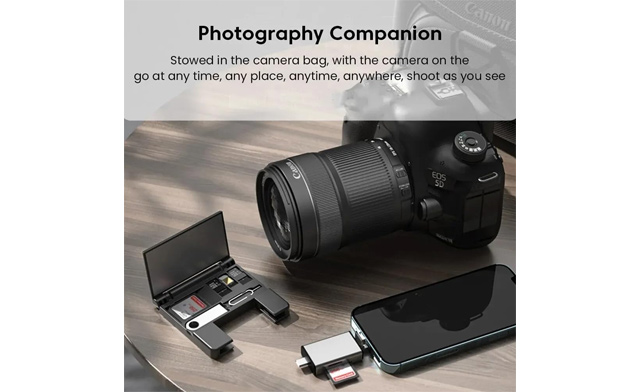 Image of $22.95 for a 7-in-1 Card Reader Storage Box (a $29.99 Value)