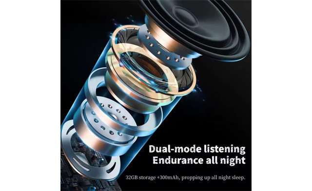 Image of $25.99 for a Mini Bone Conduction Bluetooth Sleep Speaker (a $42.59 Value)