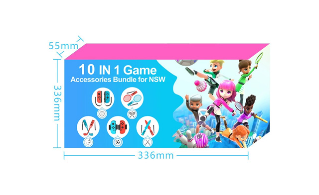 Image of $33.95 for a Switch Sports Motion Game Accessory 10-in-1 Set (a $56.49 Value)