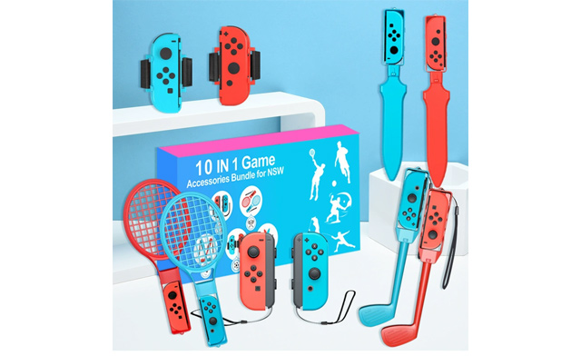 Image of $33.95 for a Switch Sports Motion Game Accessory 10-in-1 Set (a $56.49 Value)