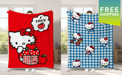 $34.99 for a Fluffy Kitty Throw Blanket (a $66.09 Value)