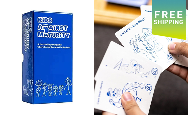 Image of $29.95 for a Kids Against Maturity Card Game (a $59.99 Value)