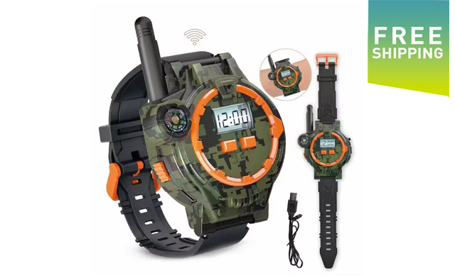 Image of $34.95 for a Kids Camouflage Walkie-Talkie Watch (a $60 Value)