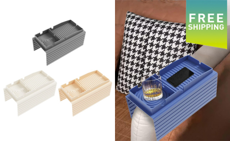 $27.95 for a Silicone Sofa Cup Holder Tray (a $50 Value)