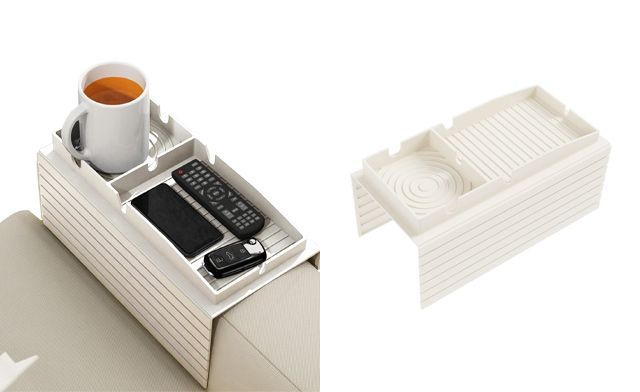 Image of $27.95 for a Silicone Sofa Cup Holder Tray (a $50 Value)