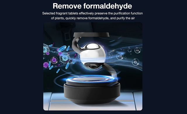 Image of $22.99 for a Solar-Powered Rotating Car Air Freshener (a $35 Value)