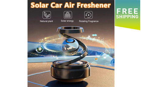 $22.99 for a Solar-Powered Rotating Car Air Freshener (a $35 Value)