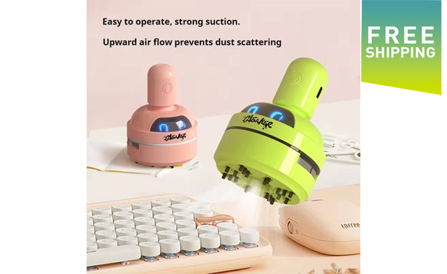 Image of $22.99 for a Mini Desk Vacuum Cleaner (a $36 Value)