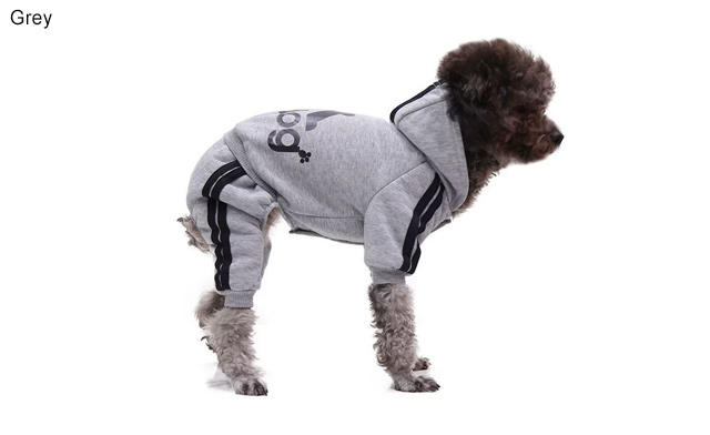Image of $22.95 for an Adidog Dog Hoodie Jumpsuit (a $38 Value)