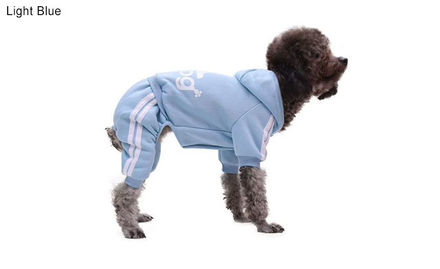 Image of $22.95 for an Adidog Dog Hoodie Jumpsuit (a $38 Value)