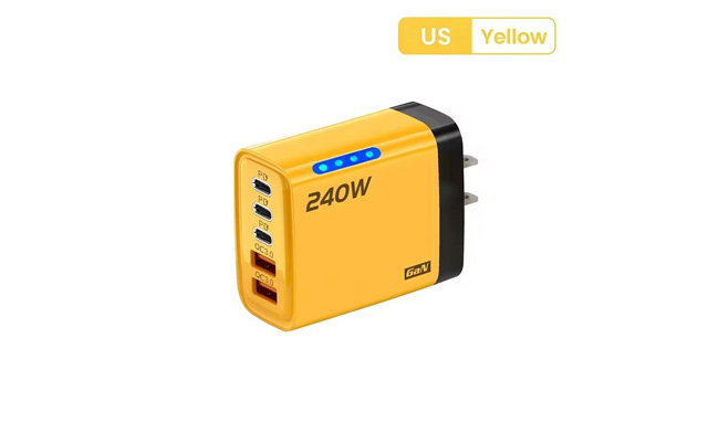 Image of $19.95 for a 240W 5-in-1 USB-C Fast Charger (a $35 Value)