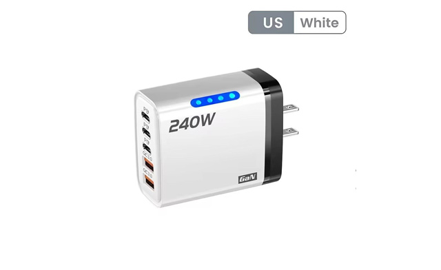 Image of $19.95 for a 240W 5-in-1 USB-C Fast Charger (a $35 Value)