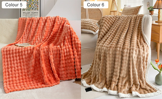Image of $49.95 for a Warm Faux Fur Throw Blanket (a $69.99 Value)