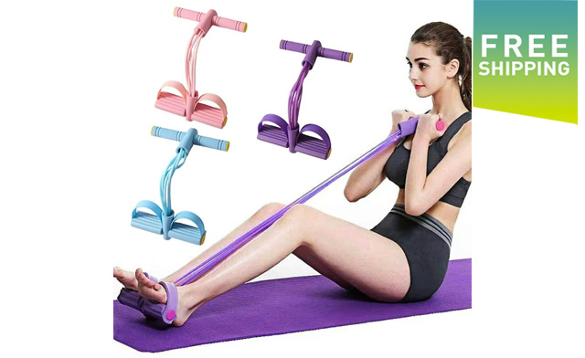 Image of $19.95 for a 6-Tube Yoga Pedal Resistance Band (a $29 Value)