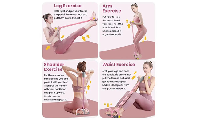 Image of $19.95 for a 6-Tube Yoga Pedal Resistance Band (a $29 Value)