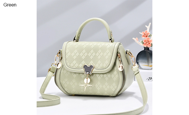 Image of $37.95 for a Women's Diamond Grid Crossbody Handbag (a $69 Value)