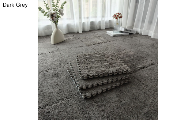 Image of Up to 68% Off Plush Interlocking Carpet Tile Rugs
