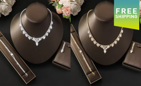 $22.95 for an Elegant 4-Piece Jewelry Set (a $49 Value)