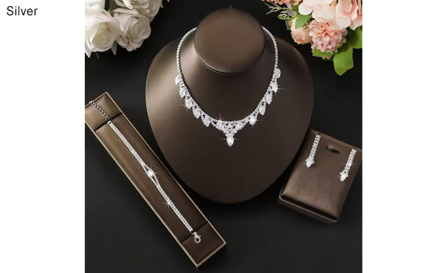 Image of $22.95 for an Elegant 4-Piece Jewelry Set (a $49 Value)