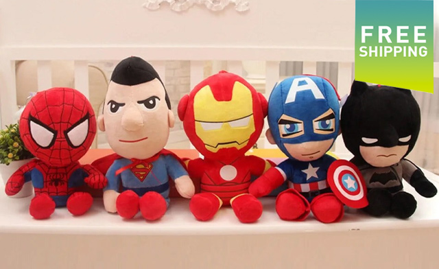 Image of Up to 50% Off Super Hero Plush Dolls