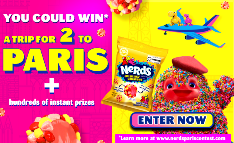 NERDS Paris Contest! WIN a Trip to Paris