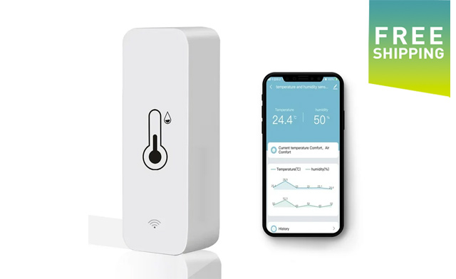 Image of $18.95 for a Tuya WiFi Temperature & Humidity Sensor (a $29 Value)